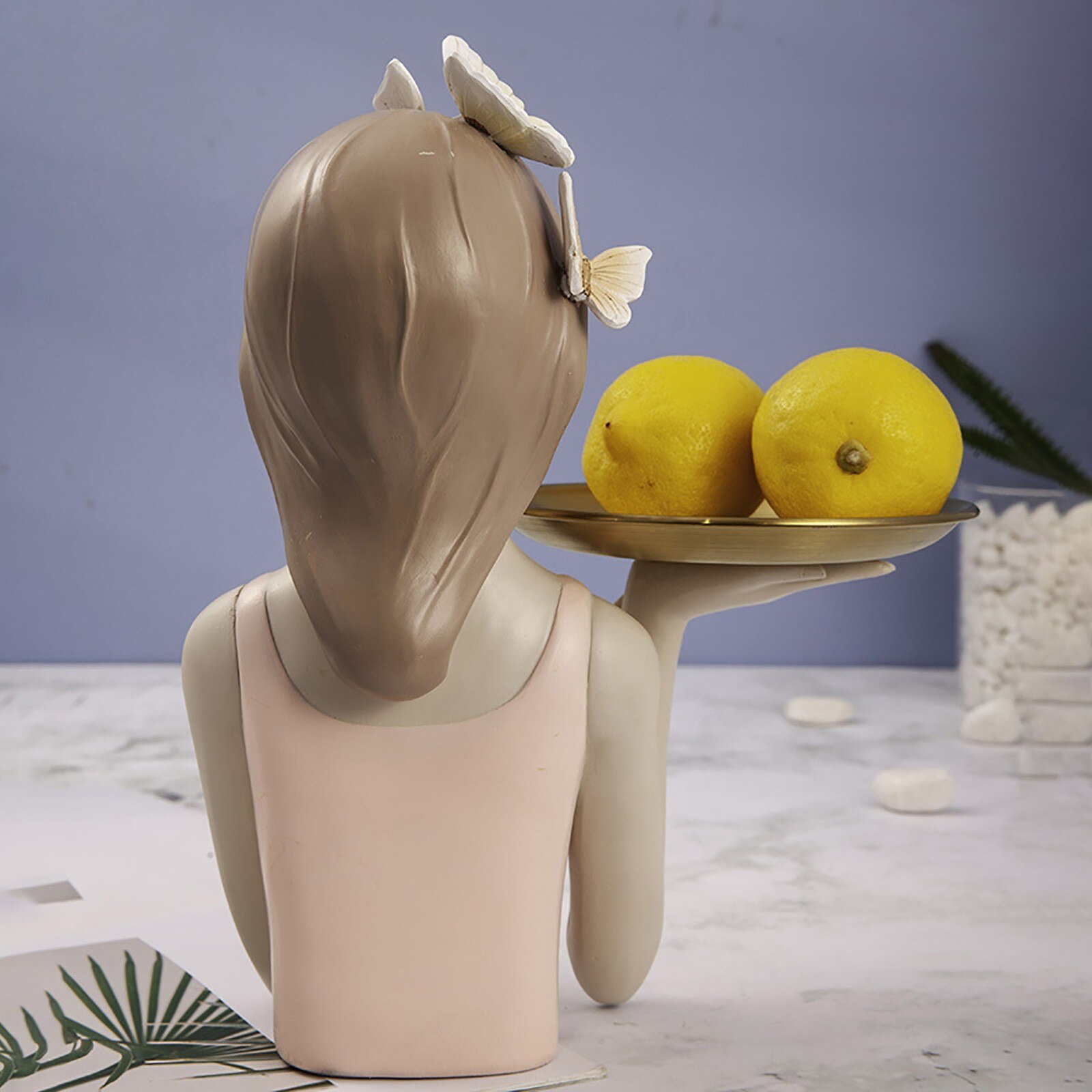 Mode Fee Sculptuur Hars Desktop Standbeelden Creatieve Characters Grote Figuur Voor Vriendin Meisje Beeldjes