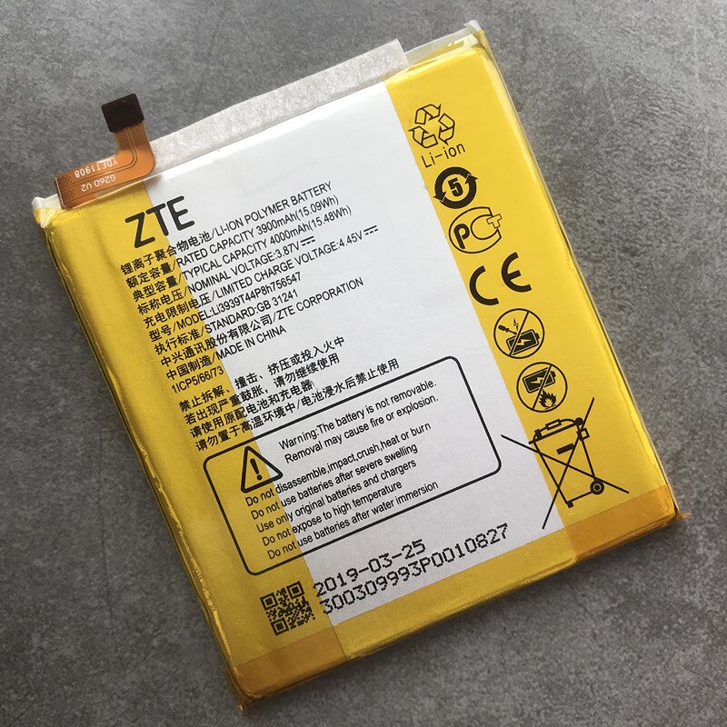 Original Li3939T44P8h756547 Batterie Für ZTE A2019 Profi Axon 9 Profi A2020 A2020N2 Axon 10 Profi 5G Handy, Mobiltelefon telefon