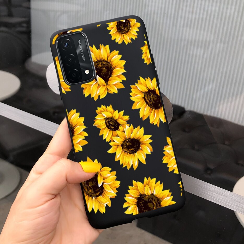 Hübsche mädchen-hülle für oppo reno 6 lite, silikon-Sanft-tpu-hülle, handyhülle für oppo reno 6 lite, reno 6 #39 rückseite 6.43 #39: Schwarz 1053