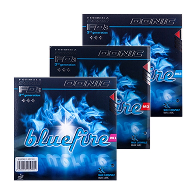 Donic Originele Blue fire M1/M2/M3 Bluefire Pips-in BLAUW SPONS Tafeltennis Rubber Sterke Spin puistjes In Ping Pong Rubber