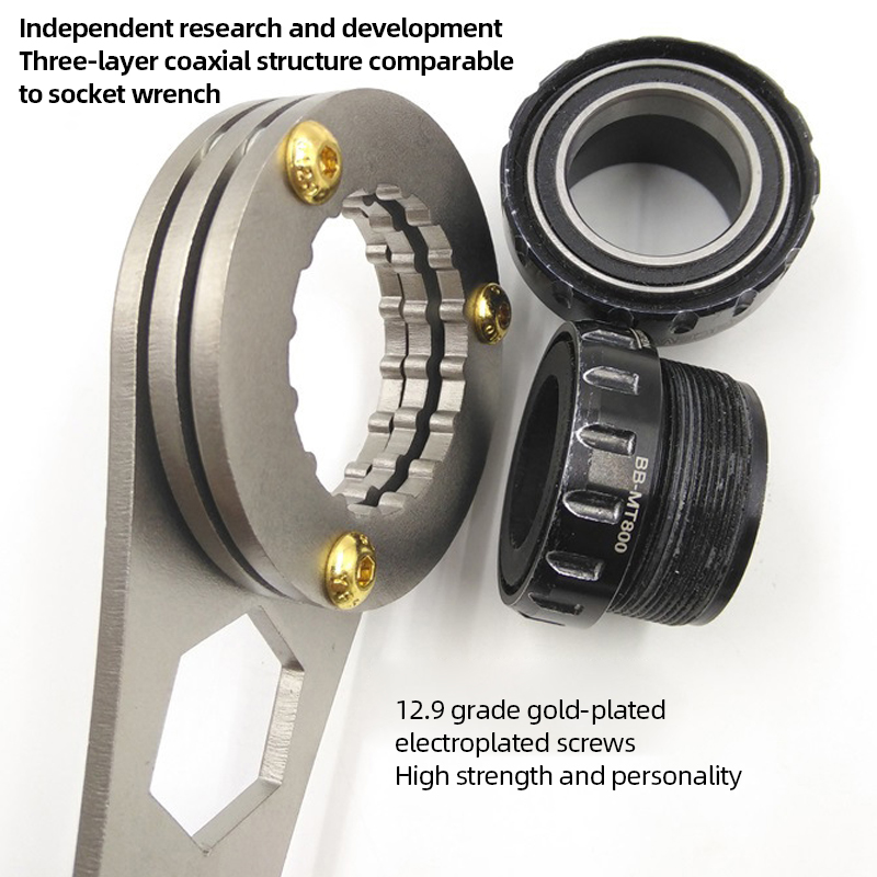 Onderste Beugel Tool Multi-Size 12T 16T 24T Bb Sleutel 39-52Mm Fiets Gereedschap Voor Sram Bsa Fsa Dub Mtb Weg Fiets Reparatie Tools