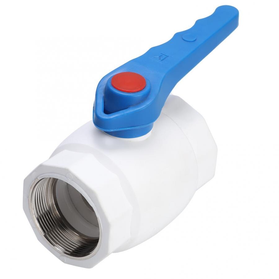 Female Thread 2in (Diameter 60mm) Pipe Connection Ball Valve PPR Plastic Water Pipe Fittings Accessories