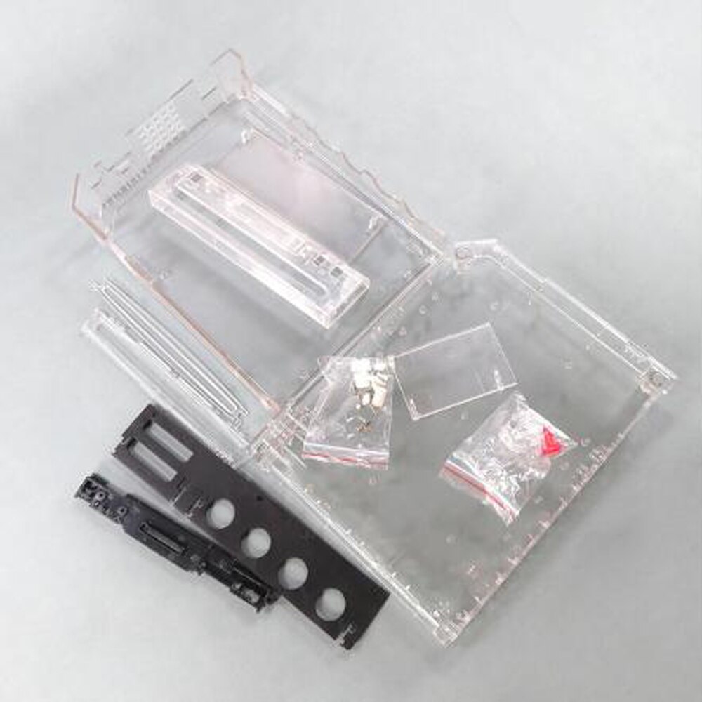 Transparent Host Shell Case Cover for Wii Replacement Case Cover Game Console Housing Shell