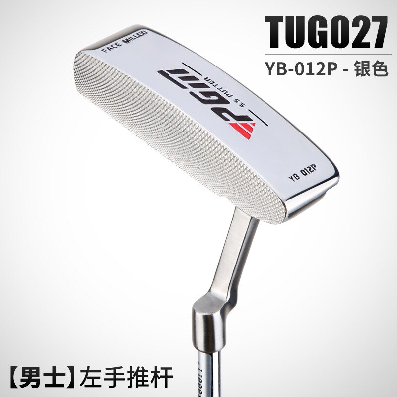 Empuje de los hombres de la mano izquierda del Club de Golf, cuerpo de acero 950/cabeza de empuje de acero inoxidable para el empuje de la mano izquierda de las mujeres: Golf Clubs Silver