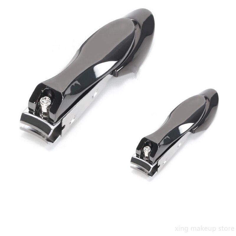 Stainless Steel Nail Clippers Trimmer Cutters Paronychia Nippers Toe and Finger Nail Cutters Manicure Tool 30#10: 2pcs black