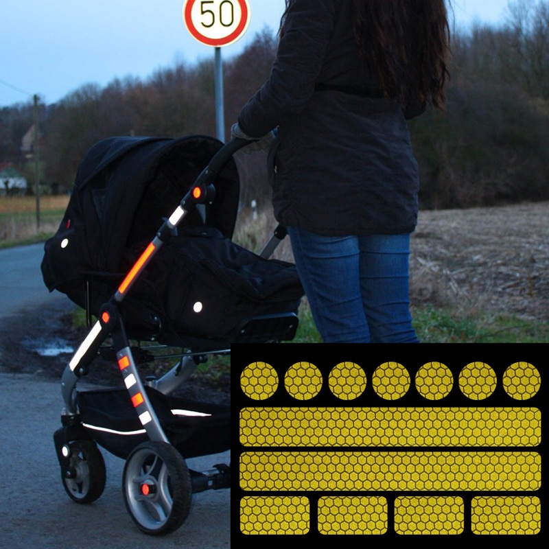 Reflecterende Sticker Voor Kinderwagens, Fiets Helmen