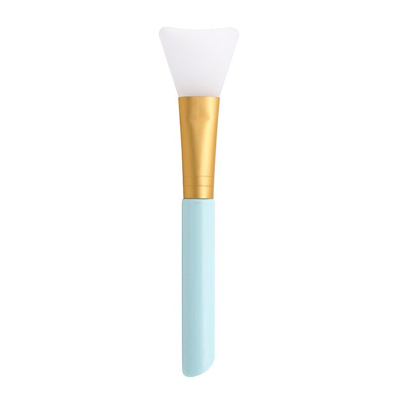 3 pièces Silicone masque Facial brosse, masque beauté outil Silicone souple visage boue masque applicateur bricolage beauté maquillage brosses: blue