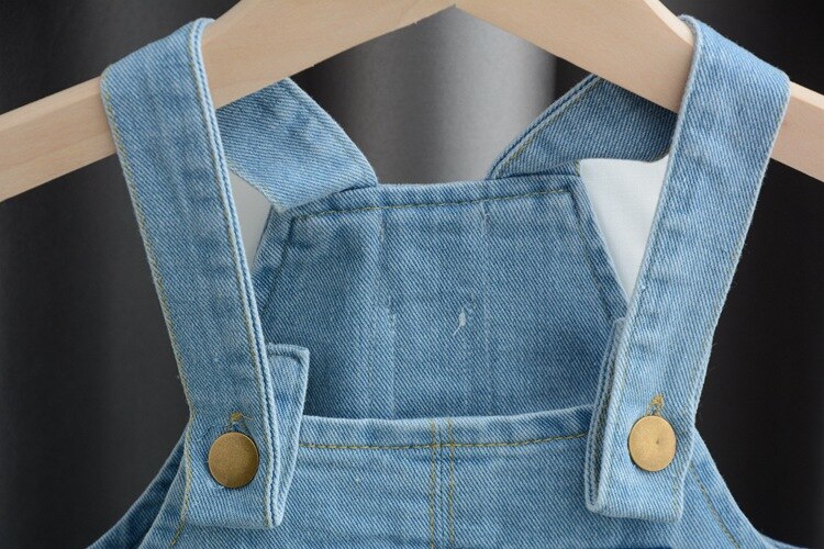 Del bambino Delle Ragazze Carino Ala Denim Body E Pagliaccetti Ragazze Tute E Salopette abbigliamento Per Bambini Abbigliamento per bambini