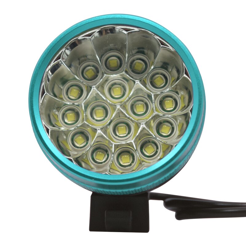 WasaFire 40000 Lumen 16* T6 LED Bike Light MTB Bicycle Front Light Super Bright Cycling Lamp Headlight Night Riding Light: YELLOW