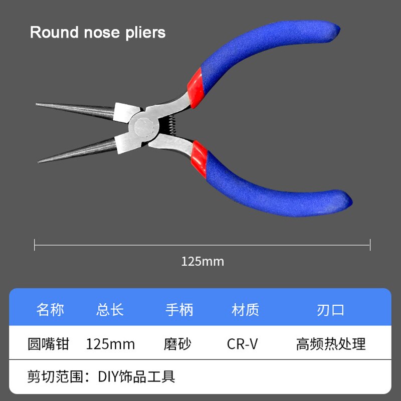 DIY jewelry pliers mini Wire winding pliers drilling positioning jewelry pliers Handmade tools: Orange