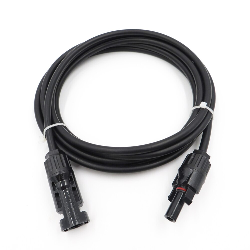 branch black parallel wire 14AWG 2.5mm2 PV Connector Extension Connect Series 10/5/3/2/1m extend cable