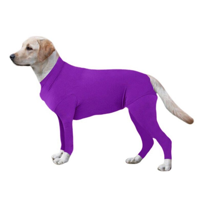 Hond Strakke Kleding Voor Golden Retriever Grote Honden Pet Warme Kleding Outfit Vest Voor Small Medium Honden Geen Huisdier haar Overal: Paars / M