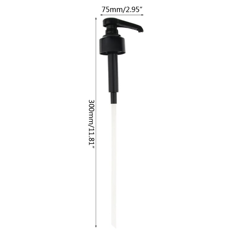 4 stk kaffe 1 liter dispenser sirup pumpe sort væske dispenser til monin sirup 10ml juice flaske dispenser pumpe  w3ja