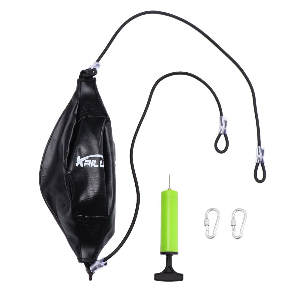 1 Set Boxing Chic Elastic Boxing Hanging Boxing Training Punching Bag: Black