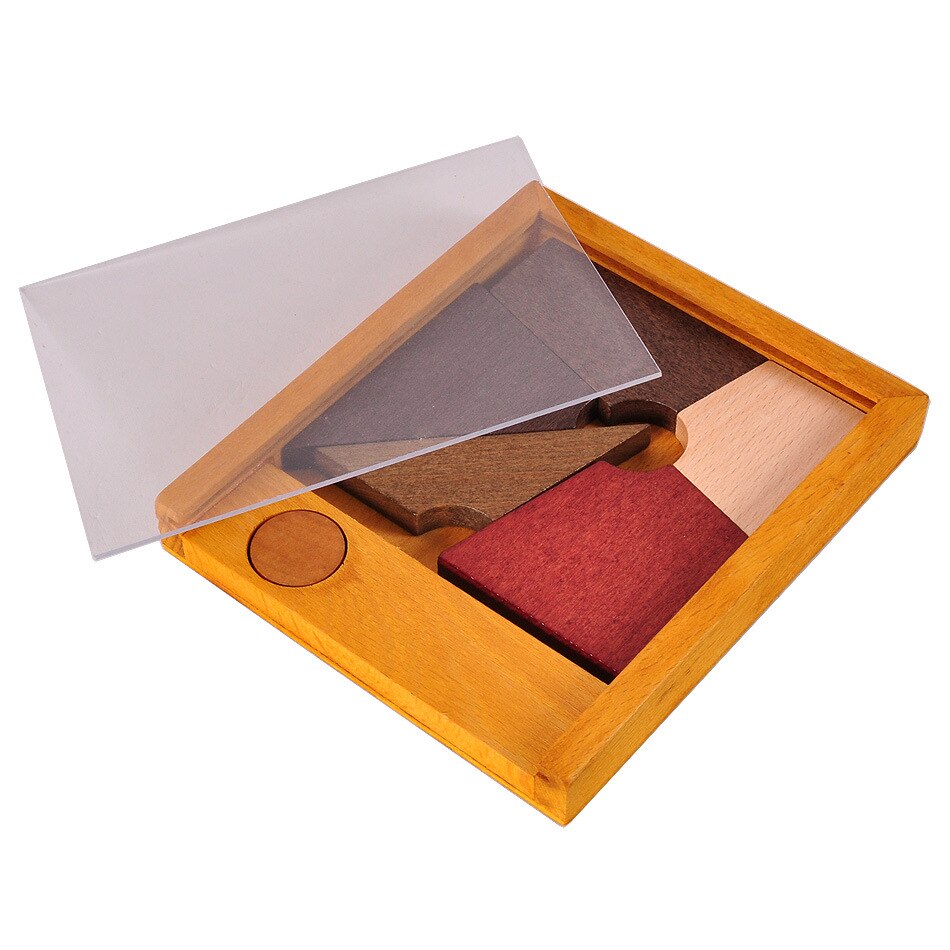 Puzzle Tangram éducatif en bois, jeu de société de forme géométrique, stimule le cerveau, qi, jouets classiques pour adultes et enfants de 6 ans et plus