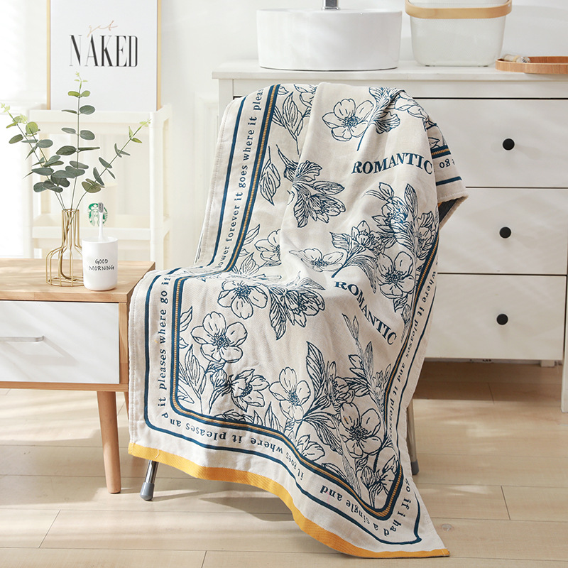 Cusack 23 style kwiatowe w stylu boho Cartoon miękka przędza bawełniana ręcznik kąpielowy dla dzieci dorosłych mężczyzn kobiet 80x160 cm dobrej jakości: 23