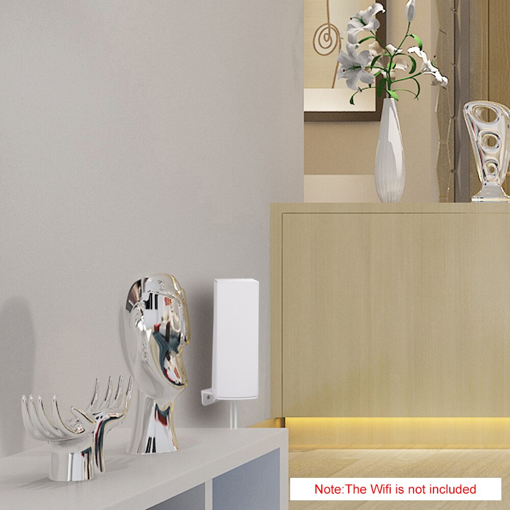 Paquete de 3 soportes de montaje en pared para Linksys Velop, tribanda para todo el hogar, sistema de malla WiFi, color blanco