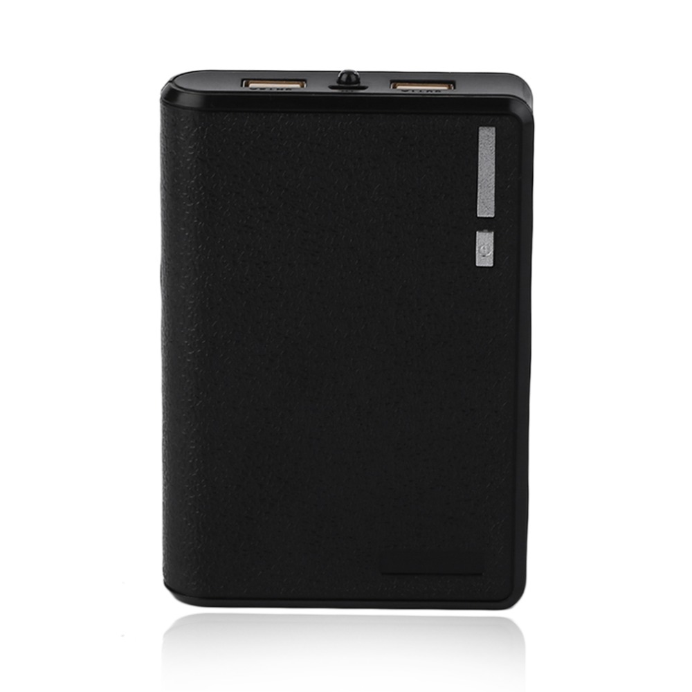 Draagbare Size 4*18650 Batterij Externe Power Bank Mobiele Telefoon Batterij Oplader Geschikt Voor iPhone voor 10400 MAH (GEEN Batterij)