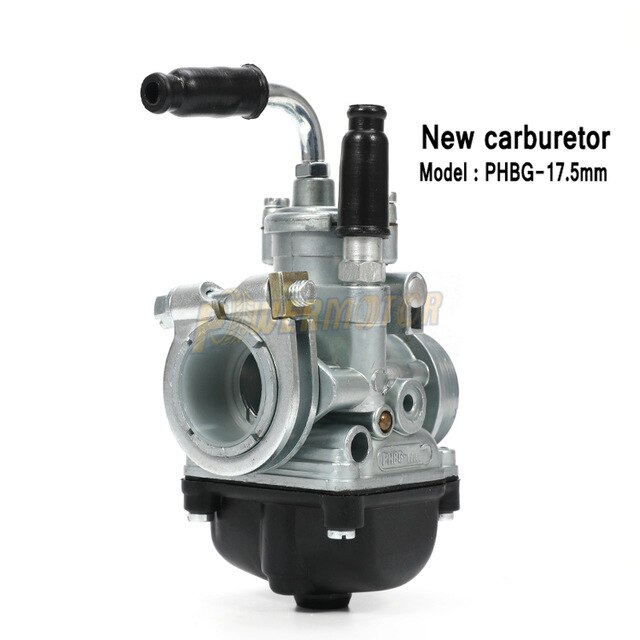 Motorcykel 12mm 15mm 17mm 19mm 21mm phbg puch carburador sort racerkarburator carb 2- takt til yamaha ktm puch zuma atv bws: 17.5mm