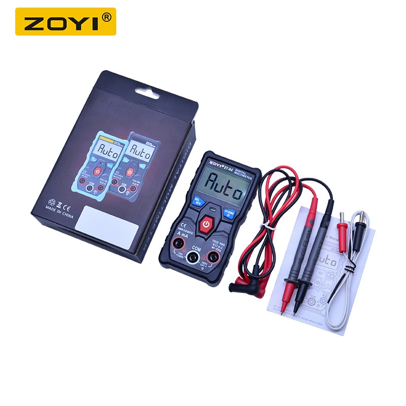 ZT-S4 True RMS Digital Multimeter 4000 counts autoranging AVO meter AC DC 600V Voltmeter +NCV test temperature test