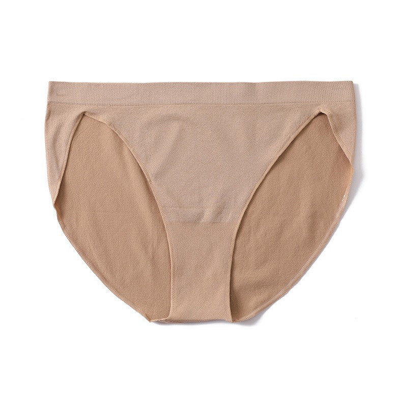 CLYFAN Professionelle Mädchen Ballett Tanz Beige Mitte erheben Slip Taille Panty Frauen Tanzen Höschen Unterhose Unterwäsche: L