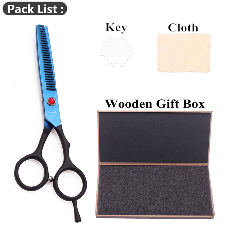AQIABI JP-ciseaux en acier pour coiffeur, ciseaux de coupe de cheveux professionnels, 5.5 pouces, AQIABI JP, A1029: A1029 Lan T 5.5H