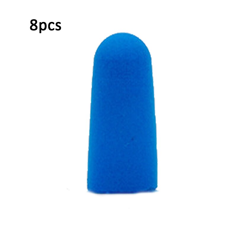 Silikon Schlafen Ohr Stecker Schallschutz Ohr Schutz Ohrstöpsel Anti-Lärm Stecker für Reise Silikon Weiche Lärm Reduktion: Blau 8Stck
