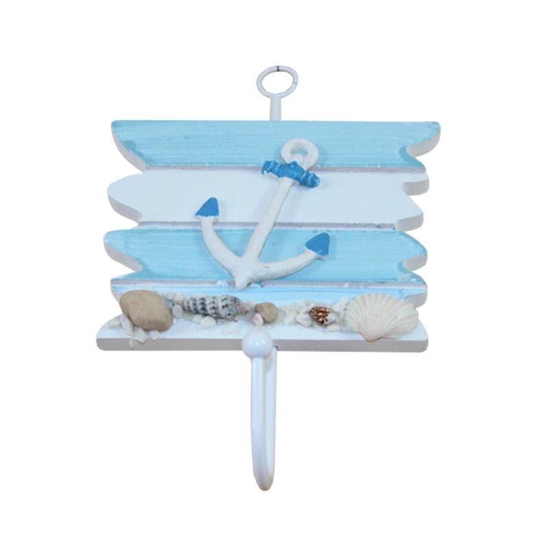 Mediterranean Style Hanging Hook Wooden Hook For Cafe Bar Club Home Decoration Home Sroeage Hook Key Holder: Style 2