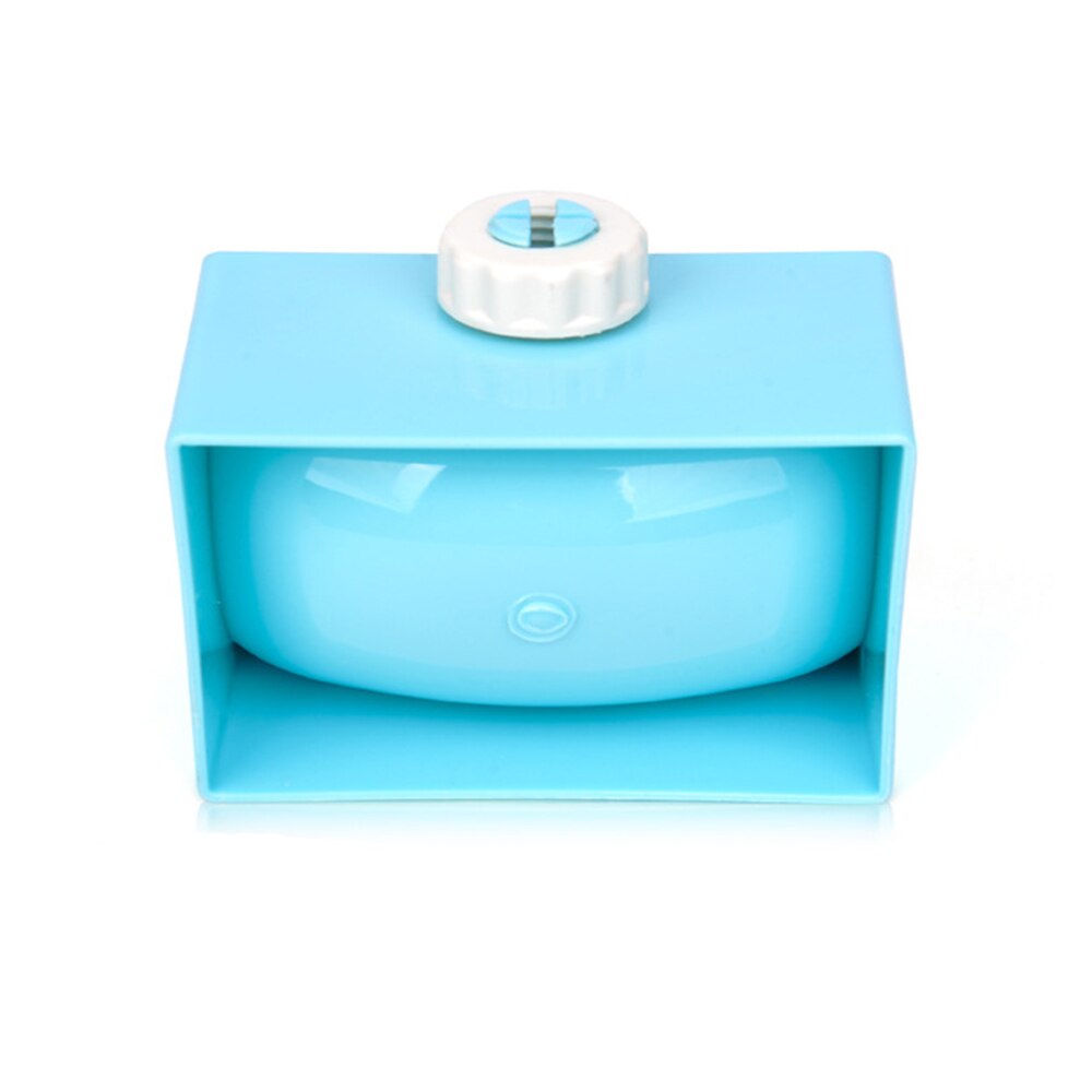 Pet Rabbit Cage Feeder Rectangular Plastic Feeding Trough Fixed In Cage For Chinchilla Food Basin Metal Edge Rabbit Accessories