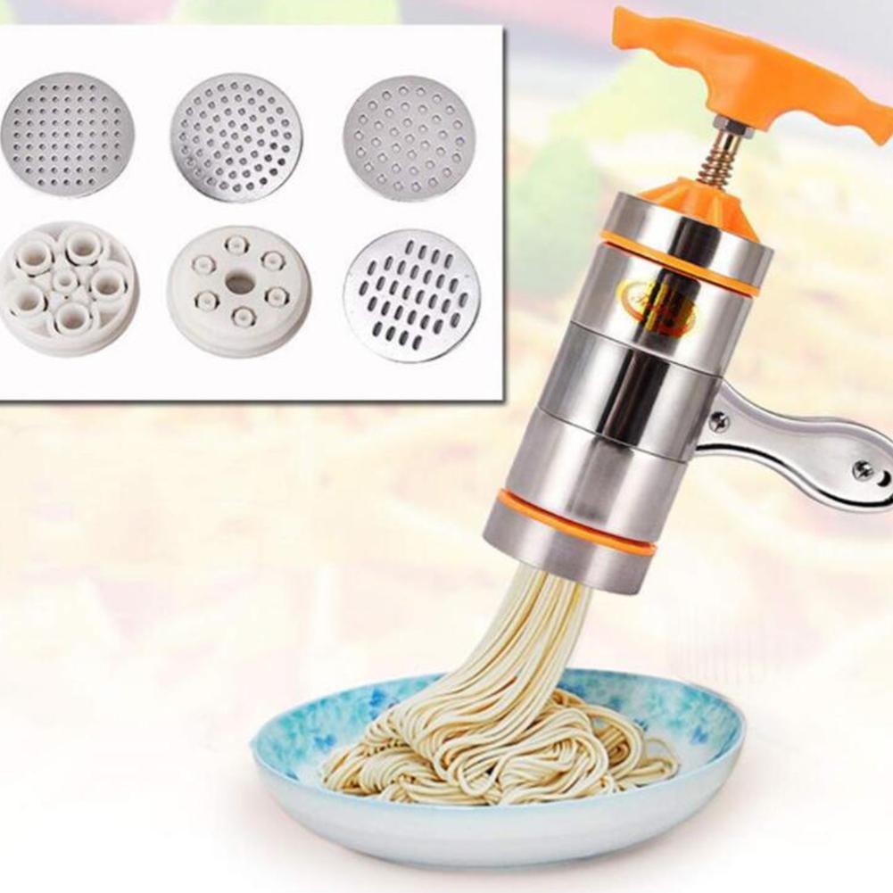 Passatelli, Steel Pasta Maker Noddle Elektrische Pasta Maker Juicer Druk Making Machine 1 St Draagbare Handbediende Roestvrij