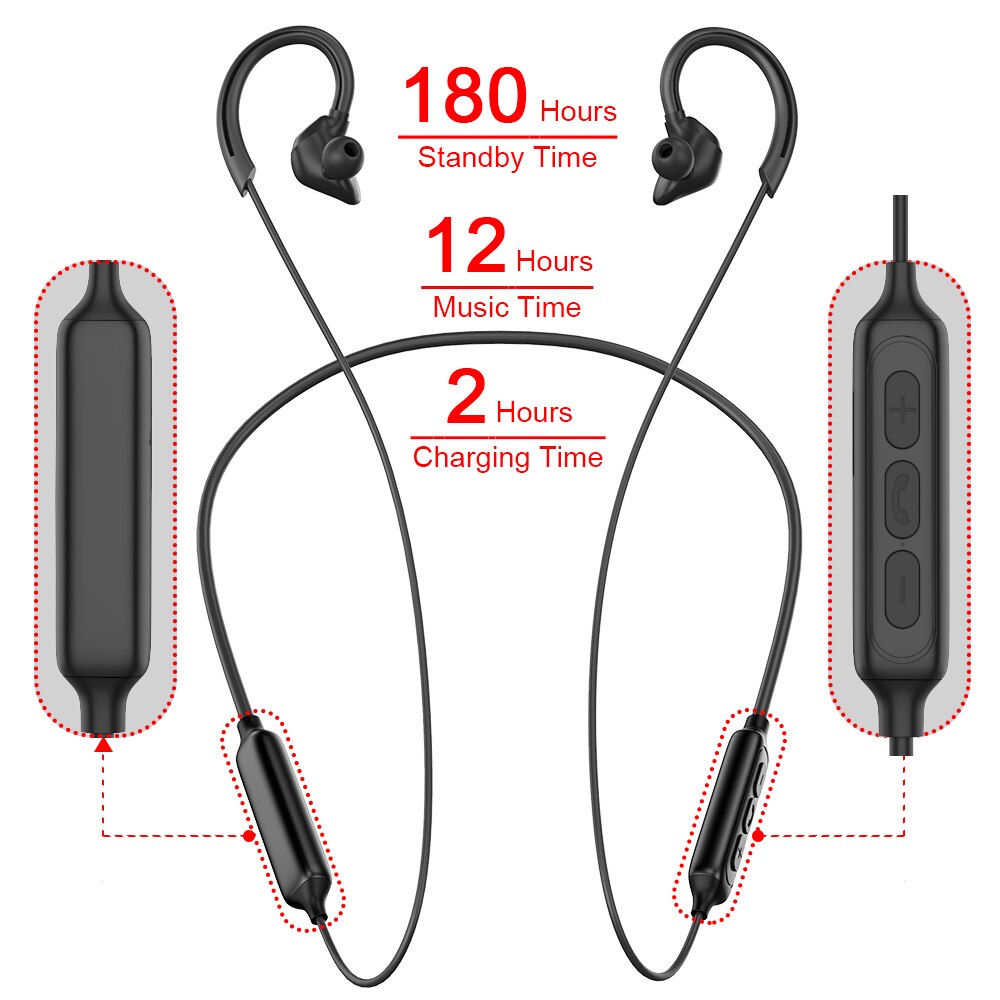 PTM X1 Neckband Bluetooth Kopfhörer Drahtlose Kopfhörer Ga mi ng Headset Bluetooth Ohrhörer mit mi c für iPhone Samsung mi freisprecheinrichtung