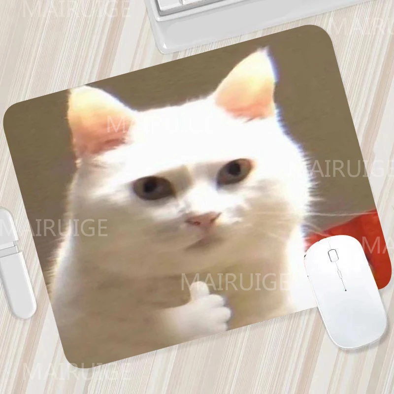 Funny Meme Small Mouse Pad Kawaii Office Mat Gamer Rugs Cute Desk Mats Gaming Accessory Mouse Table Carpet Surface for Computer