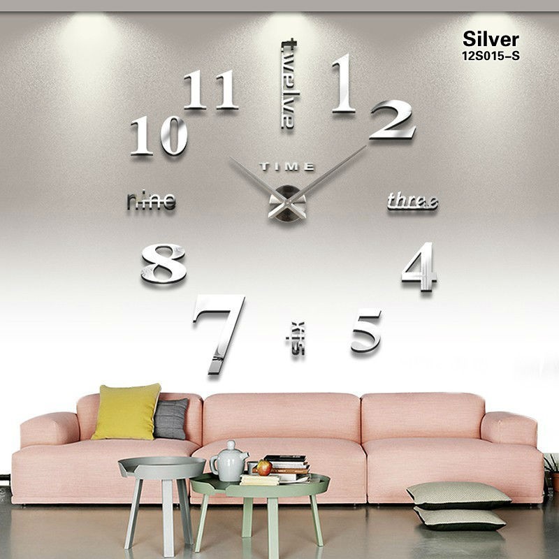 Home decoration Quartz Home Decoration big wall clock modern 3D DIY large decorative wall clocks watch wall unique