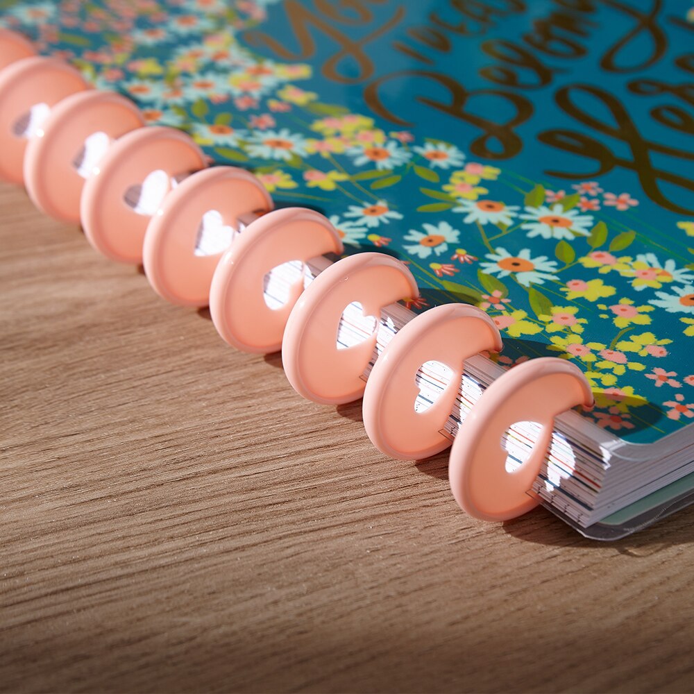 8PCS 35mm Kunststoff Bindung Ring Pilz Loch Liebe Lose-blatt Bindung Taste DIY Buch Schleife Lose-blatt Bindung Ring Disc Schnalle