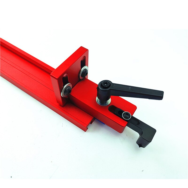Chute Aluminium Alloy T-tracks Woodworking Standard Miter Track Stop for Carpentry Workbench Router Table