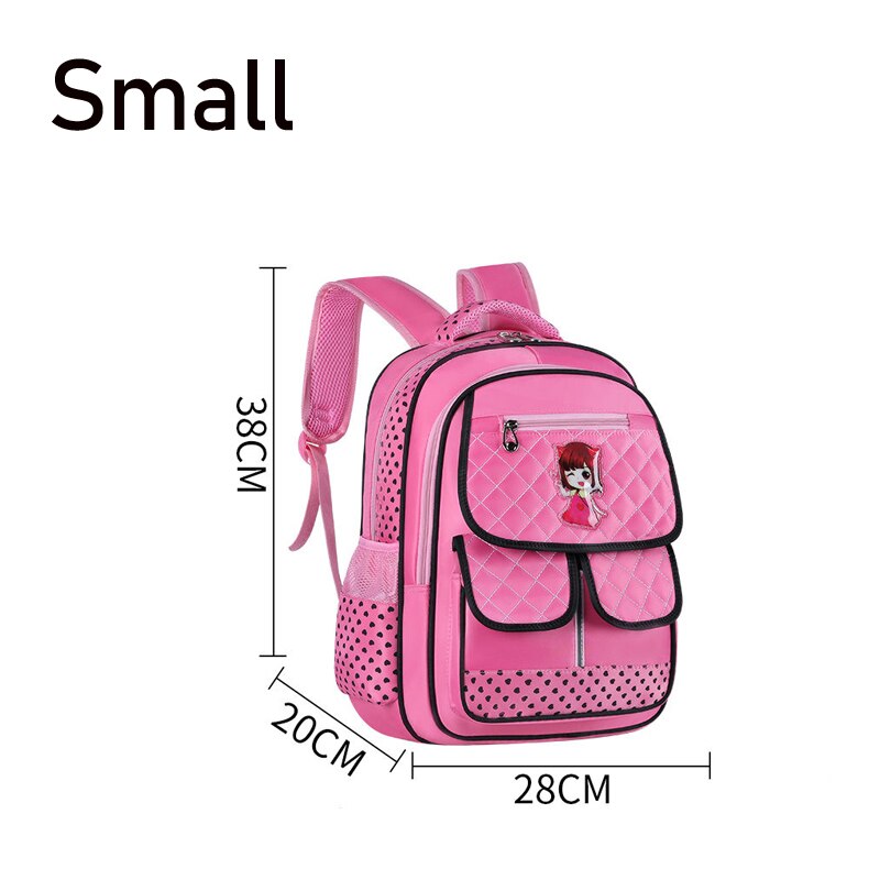 Kinder Schule Taschen für Mädchen Grundschule Rucksäcke Kind Prinzessin Orthopädische Schul Wasserdichte Große Kapazität Bookbag Mädchen