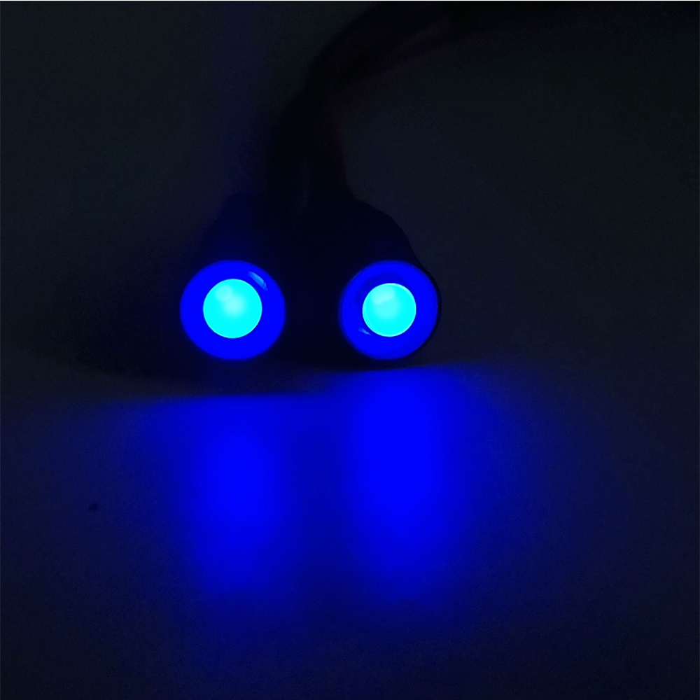 AXSPEED 10/13mm OD LED Light Angel & Demon Eyes LED 2 Leds Headlight Headlamps Bulb for 1/10 RC Model Car Truck Parts