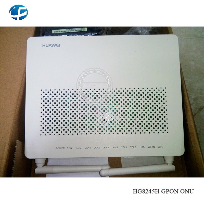 Nuovissimo HW 2DBI ONU ONU ONT GPON con 1g * 4 porte WIFI vocali interfaccia di installazione inglese