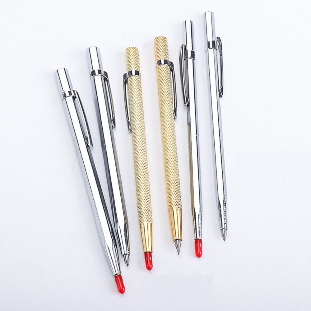 4 Pcs Tungsten Carbide Scribe Etching Engraving Pen Carve Engraver Scriber Tools for Stainless Steel Ceramics and Glass