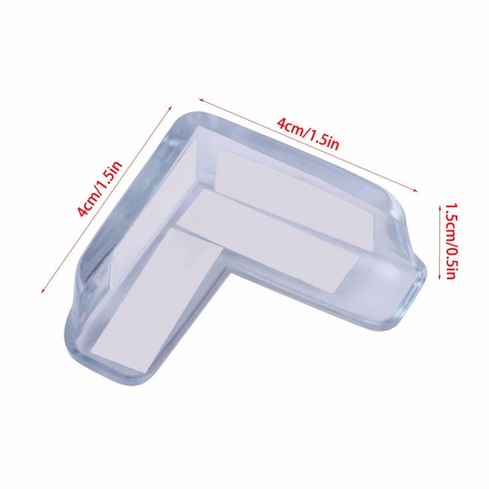 15Pcs Baby Safety Transparent PVC Protector Table Corner Furniture Protection Cover Children Anticollision Edge Corner Guard