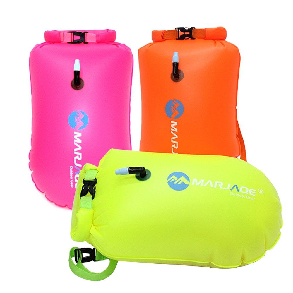Natação boia segurança nadar flutuador inflável à prova dwaterproof água ar seco saco de natação à deriva para água esporte acessórios