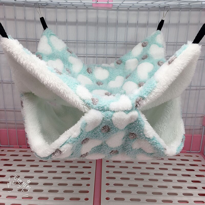 Huisdier Hangmat Warm Double-Layer Mezzanine Hangmat Kleine Huisdier Hangmat Opknoping Eekhoorn Slaapzak Dierbenodigdheden Hamster Hangmat