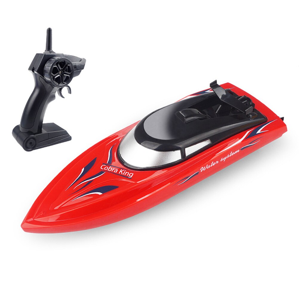 Bateau télécommandé, avion télécommandé, jouet d'été, 2.4G, adapté aux jouets pour enfants du lac,: Rouge