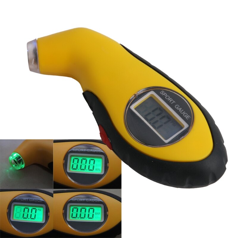 Tire Pressure Guage Digital Car Bike Auto Air PSI Meter Tester Tyre Gauge