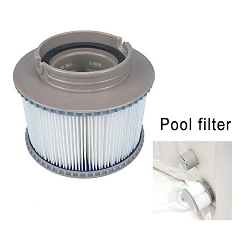 8Pcs MSPA Replacement Filter Pack Inflatable Tub Keep Clean for Mspa Filter Water Filter Cartridge