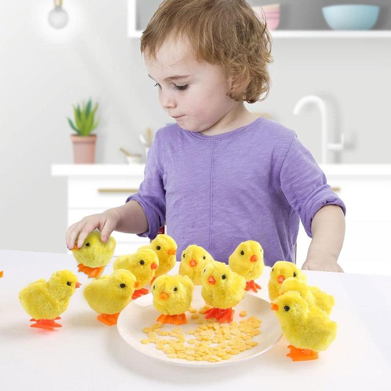 2Pcs Funny Wind-Up Hopping Springen Kip Clockwork Kip Kinderen Kinderen Jump Lopen Kinderen Speelgoed Hersenen Spel f0O3