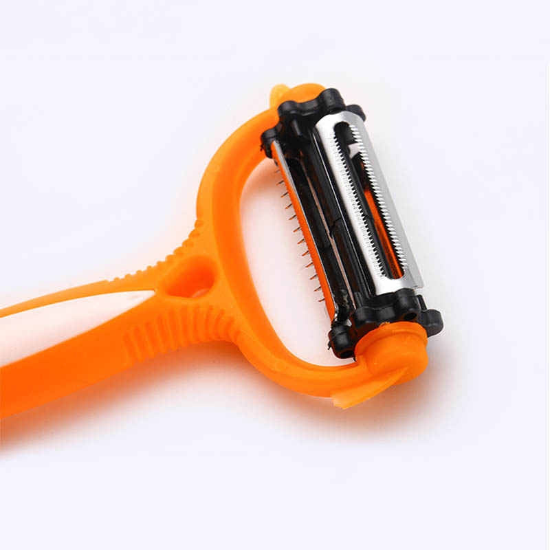 Pelador de verduras multifunción 3 en 1, utensilios de cocina, cortador de frutas giratorio de 360 grados, accesorios de cocina, cortador en juliana