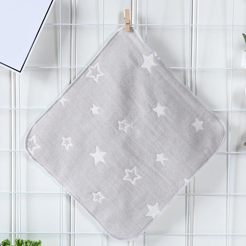 2 st spädbarnshandduk 25*25cm muslin handduk näsdukar två lager torka handduk