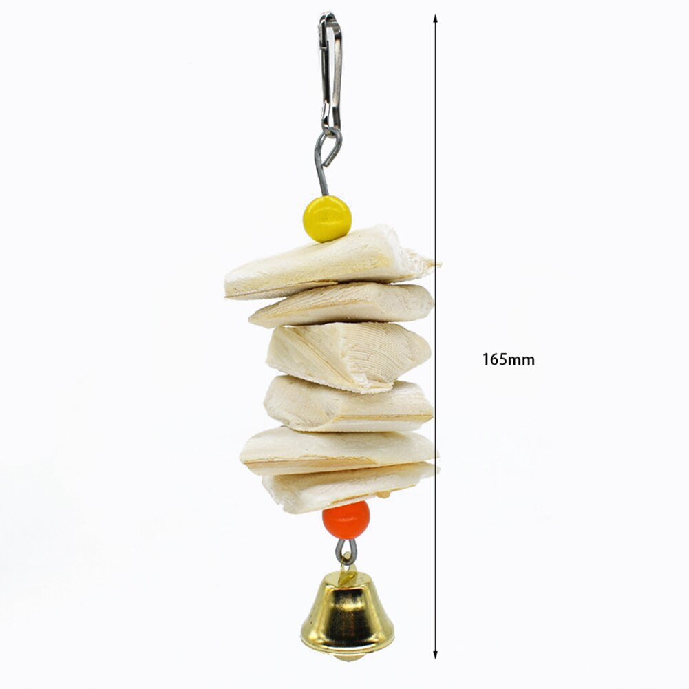 Vogel Speelgoed Kleurrijke Bamboe Weave Houten Schommel Papegaai Speelgoed Klimmen En Bijten Vogelkooi Accessoires: D