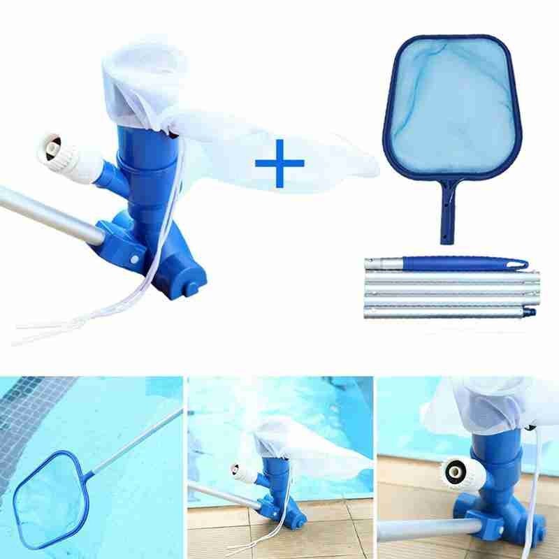Swimming Pool Cleaning Net Kit Swimming Pool Maintenance Tool Suction Head Cleaning Net Kit Durable Cleaning Tool Accessories